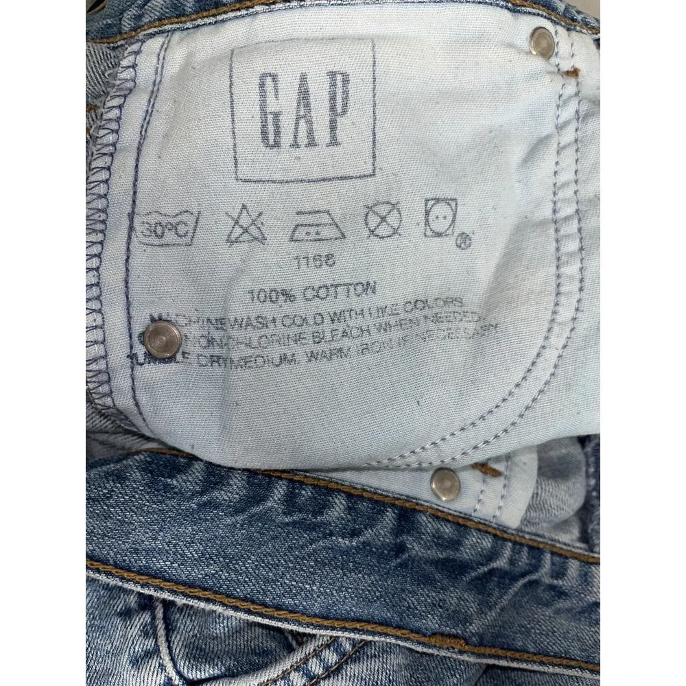 Gap Ankle Flare Jeans‎ Boys 4 Blue Denim Relaxed Fit Medium Wash Streetwear